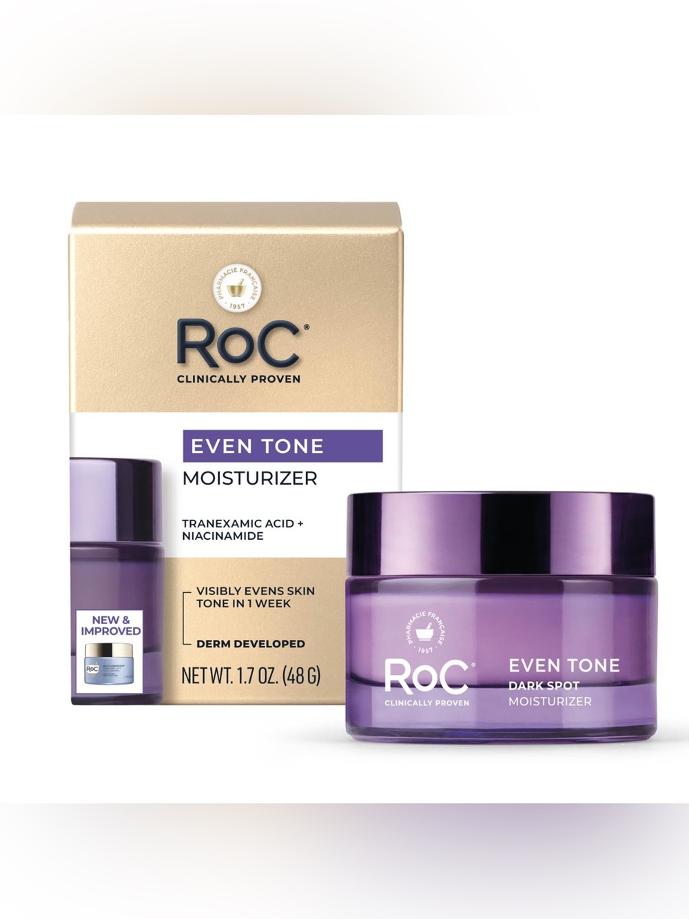 NEW ROC 1.7 EVEN TONE MOISTURIZER Dark Spot PIGMENTATION
